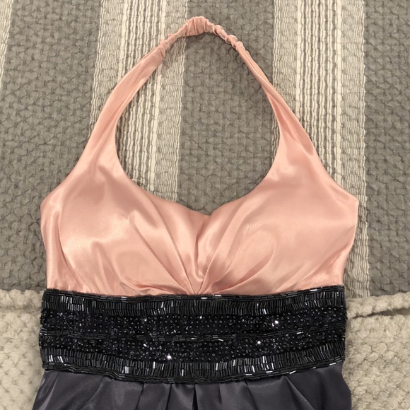 Short silky grad dress, size 5/6, brand B. DARLIN - Picture 2 of 3